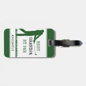 ゴルファ最高のー・グランパPAR パーソナライズされた ラゲッジタグ (裏面横)