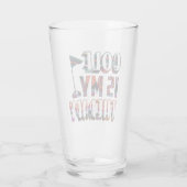 ゴルフアイズマイセラピーおもしろいタイポグラフィスポーツことわざ タンブラーグラス (裏面)