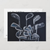 「ゴルフアウトティング通知」のポストカード ポストカード (正面/裏面)