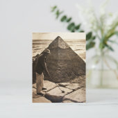 ゴルフアットザピラミッドセピア色調 ポストカード (スタンド正面)