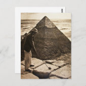 ゴルフアットザピラミッドセピア色調 ポストカード (正面/裏面)