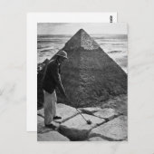 ゴルフアットザピラミッドヴィンテージ白黒 ポストカード (正面/裏面)