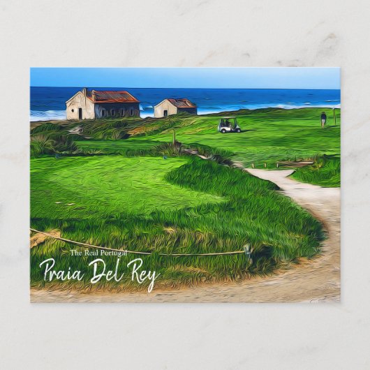 ゴルフアットプライアデルレイポルトガル ポストカード (正面)