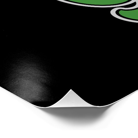 ゴルフアドパーソナライズされたネームレトロプロゴルファーSwing ポスター (コーナー)