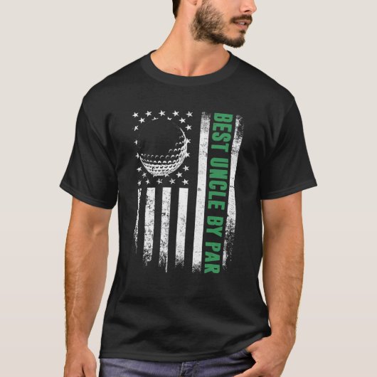 ゴルフアメリカ国旗最高のアンクルバイパー Tシャツ (正面)