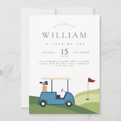 ゴルフアーガイルパターン Let's Par Tee 招待状 (正面)