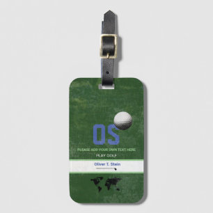 ゴルフィスト名のグリーン·ゴルファー·ラベル ラゲッジタグ