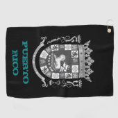 ゴルフィングプエルトリコの紋章 ゴルフタオル (横)