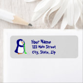 ゴルフィングペンギン差出人住所ラベル ラベル (インサイチュ)