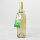 ゴルフイベントのトーナメントの慈善のボトルのハンガー ボトルネックタグ (アングル)