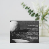 ゴルフイベントパーティの招待状 招待状 (スタンド正面)