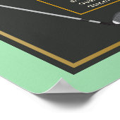 ゴルフイベント任意の色Fab座席ポスター ポスター (角)