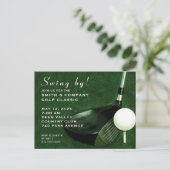 ゴルフイベント招待状はがき ポストカード (スタンド正面)