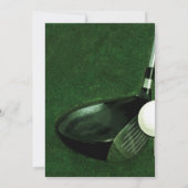 ゴルフイベント 招待状 (裏面)