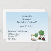 ゴルフイベント 招待状 (正面/裏面)