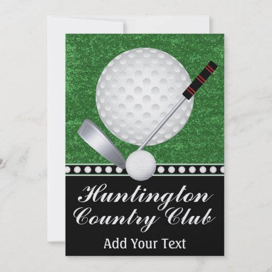 ゴルフイベント- SRF 招待状 (正面)