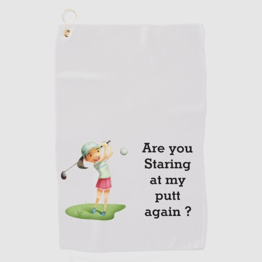 ゴルフインスタイルカスタムタオル ゴルフタオル (正面)