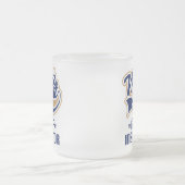 ゴルフインストラクターのギフト フロストグラスマグカップ (中央)