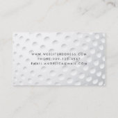 ゴルフインストラクターの名刺 名刺 (裏面)