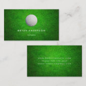 ゴルフインストラクターの名刺 名刺 (正面/裏面)