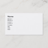 ゴルフインストラクターゴルフボール名刺 名刺 (裏面)