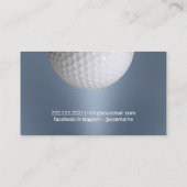 ゴルフインストラクターダスティブループロフェッショナルスポーツ 名刺 (裏面)