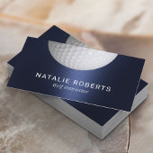 ゴルフインストラクターネイビーブループロフェッショナルスポーツ 名刺