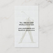 ゴルフインストラクタープロフェッショナル 名刺 (裏面)