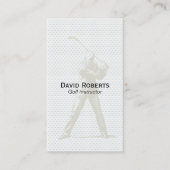 ゴルフインストラクタープロフェッショナル 名刺 (正面)