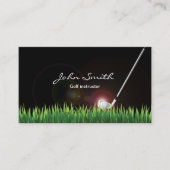 ゴルフインストラクタープロフェッショナル 名刺 (正面)