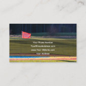 ゴルフインストラクターホールインワンゴルフコートゴルフスポーツ 名刺 (裏面)