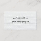 ゴルフインストラクターホールインワンプロフェッショナルスポーツ 名刺 (裏面)