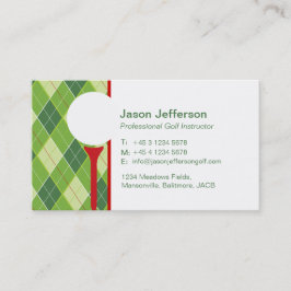 ゴルフインストラクター名刺 名刺