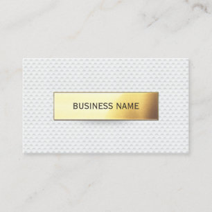 ゴルフインストラクター金ゴールドラベルプロフェッショナルコーチ 名刺