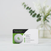 ゴルフインストラクター |マスタースポーツ 名刺 (スタンド正面)