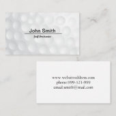 ゴルフインストラクター 名刺 (正面/裏面)