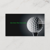 ゴルフインストラクター | Perfect Sport 名刺 (裏面)