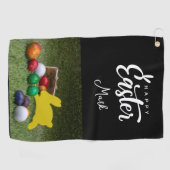 ゴルフイースターホリデーゴルフイースターエッグ ゴルフタオル (横)