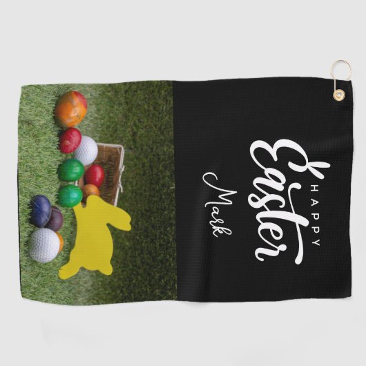 ゴルフイースターホリデーゴルフイースターエッグ ゴルフタオル (横)