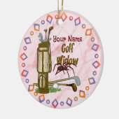 ゴルフウィドゴルフ セラミックオーナメント (左)