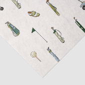 ゴルフウォーターカラーブルーとグリーン 薄葉紙 (詳細)