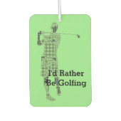 ゴルフエアーフレッシュナー カーエアーフレッシュナー (正面)