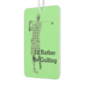 ゴルフエアーフレッシュナー カーエアーフレッシュナー (左)