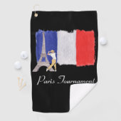 ゴルフエッフェルタワー(フランスのゴルフ旗フランス)   ゴルフタオル (インサイチュ)