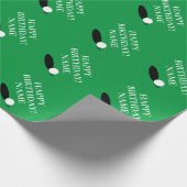 ゴルフエレガントァー用ゴルフ誕生日包装紙 ラッピングペーパー (角)