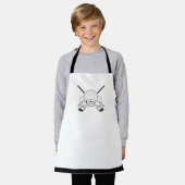 ゴルフエレガントテーマデザイン&選手の名前ゴルファー エプロン (着用した状態)