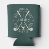 ゴルフエレガントパースタイリッシュティーバチュラーパーティカスタム 缶クーラー (裏面)