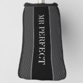 ゴルフエレガントヘッドのパターカバーと名前をカスタムする ゴルフヘッドカバー (回転90)