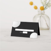 ゴルフエレガントボフォーマル結婚ール プレイスカード (正面)