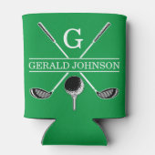 ゴルフエレガントモノグラムデザイン 缶クーラー (裏面)